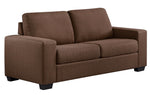 Zoilos Brown Fabric Sofa with Sleeper